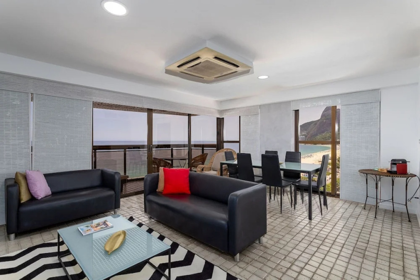 Flat Vieira Souto Ipanema — отель с удобствами в Рио