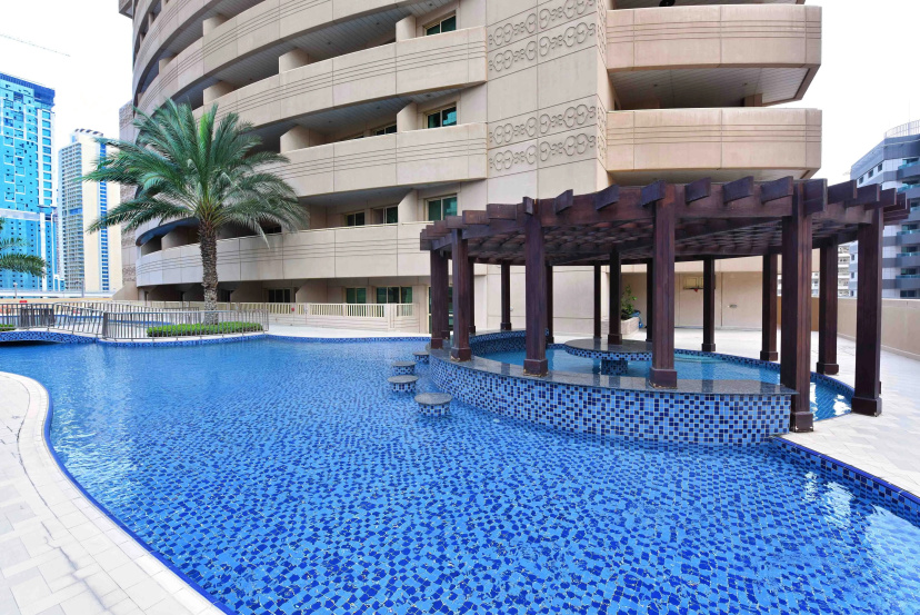 1BR Apartment in Dubai Marina Amazing Balcony — отель с удобным расположением в Дубае