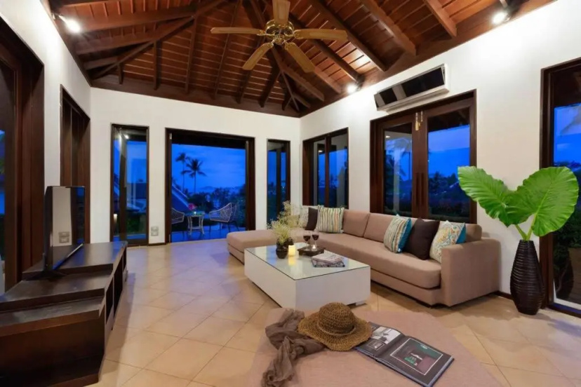 【Plumeria 21】3 Bedrooms Stylish Walk to Beach — отель в Кохе, Таиланд