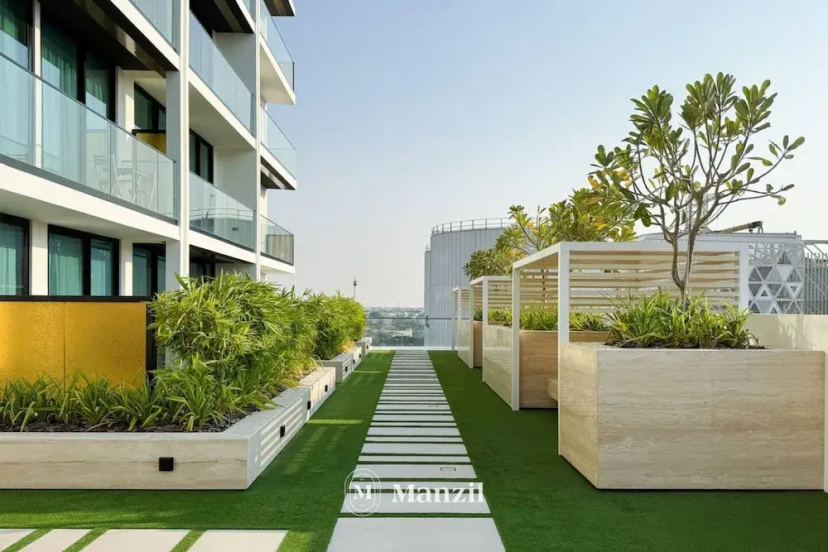 Цены на Modern 2BR w Balcony in JVC nr Dubai Sports City в Дубае
