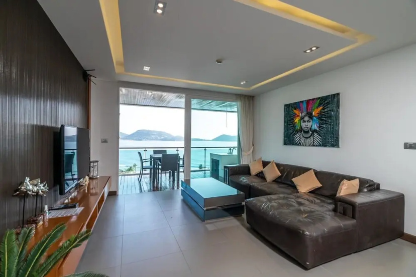 Privilege12 - Seaview 3 Bedroom Luxury Apartment on Kalim bay — комфортный отель в Патонг