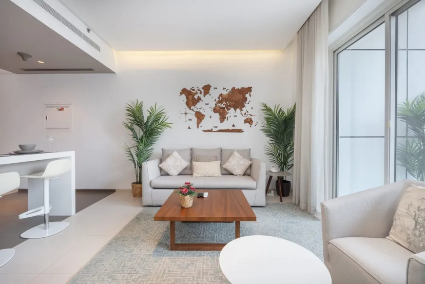 Majestic 1 Bedroom Flat Perfect for 4 in Marina — отель с удобным расположением в Дубае