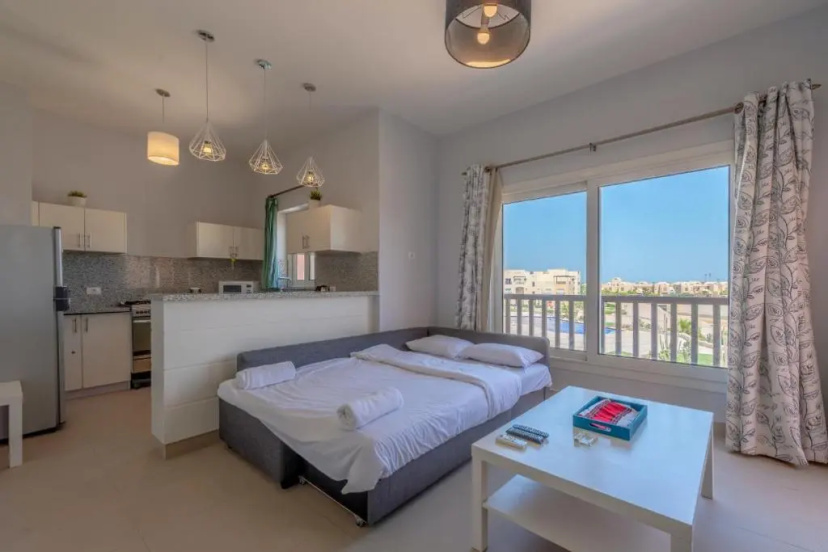 Lagoon View 1BR Apartment in Waterside El Gouna — отель в эле, Египет