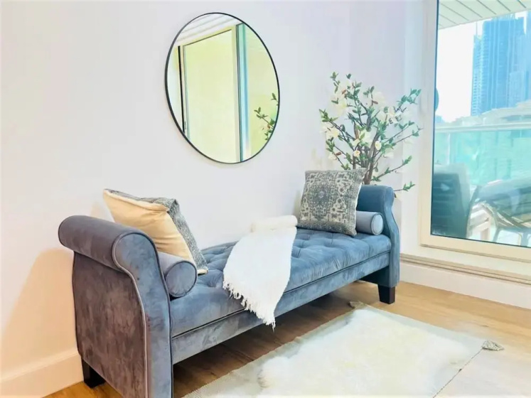 Elegant 2bedroom With Balcony in Dubai Marina — комфортный отель в Дубае