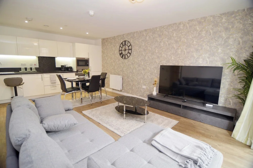 London Chic 2-bed Apartment With Stunning Views — комфортный отель в Лондоне