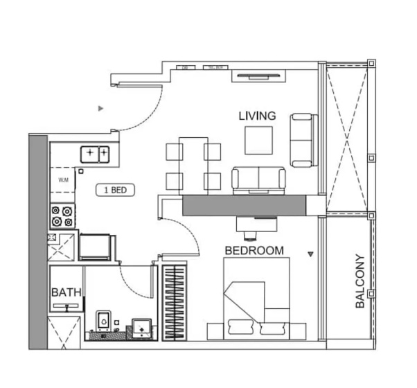Luxury 1-bedroom JVC Apartment With Balcony Pool — отель с удобствами в Дубае