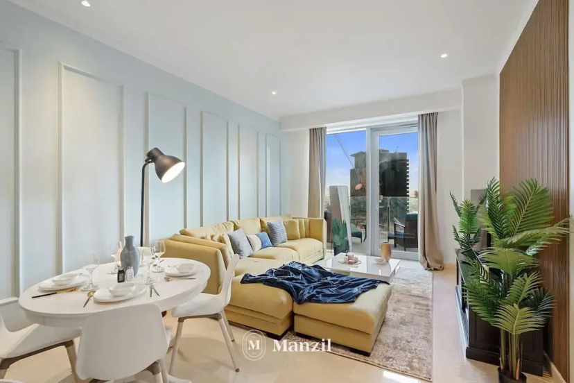 High Floor Lux 2BR nr Top Golf Dubai Marina JLT — комфортный отель в Дубае