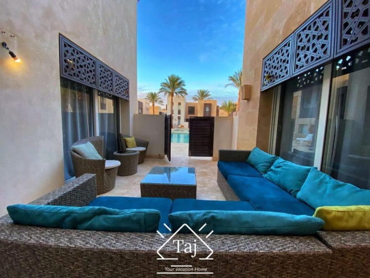 Taj Home, serenity view,2bedrooms apartment Scarab — отель с удобствами в эле