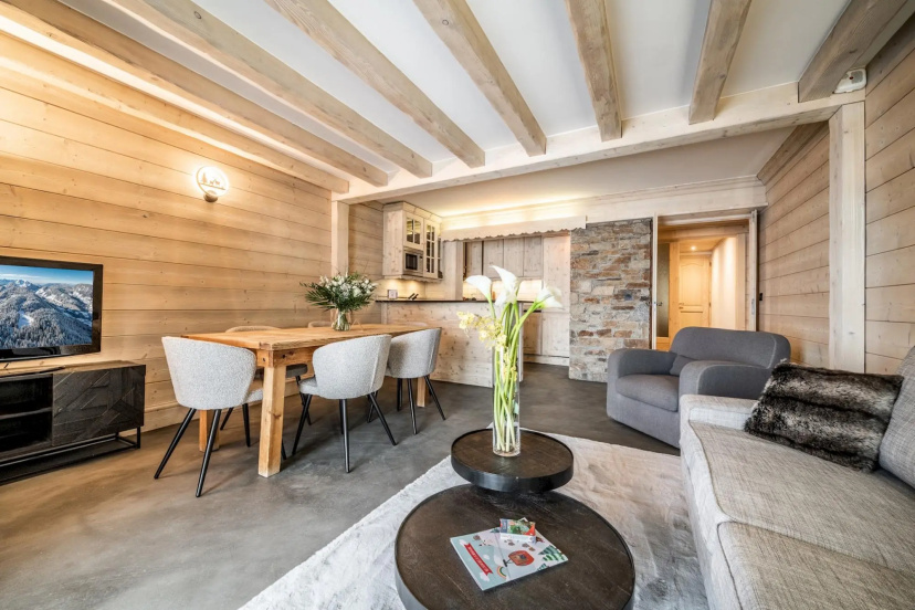 MIRADOR 1850 B - Modern apartment by the slopes — забронировать отель в Куршевеле