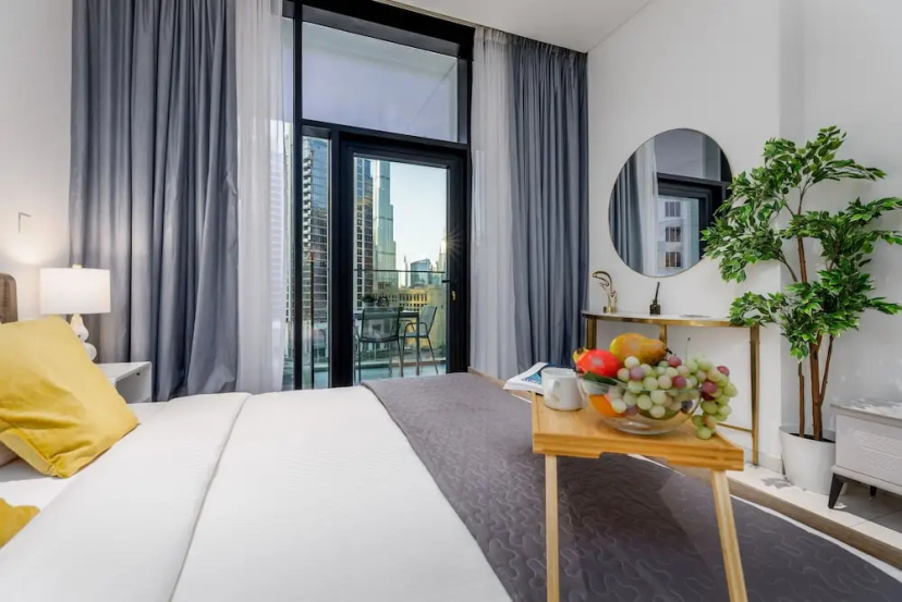 Maison Privee - Premium Studio w/ Burj Khalifa View — отель в Дубае, Объединенные Арабские Эмираты