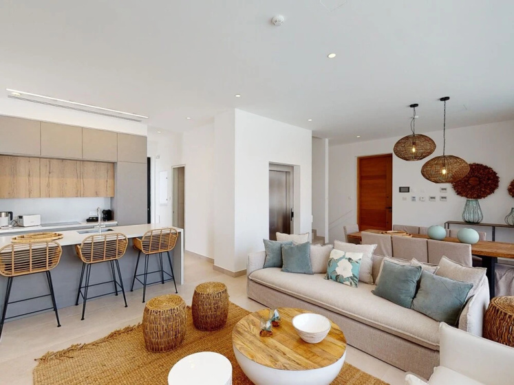 Sanders Konnos Bay Erato - Beautiful 4-bdr Villa With Side Sea View — забронировать отель в Протарас