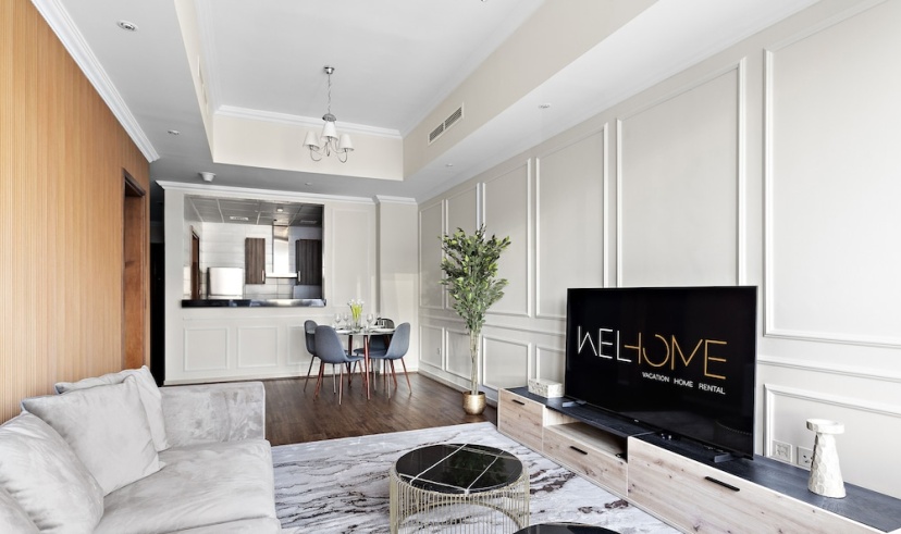 WelHome - Exclusive Apartment 5 minutes Walk to Dubai Mall — комфортный отель в Дубае