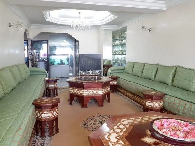 Apartment with 2 Bedrooms in Casablanca, with Wonderful Sea View And Wifi — отель в Касабланке, Марокко