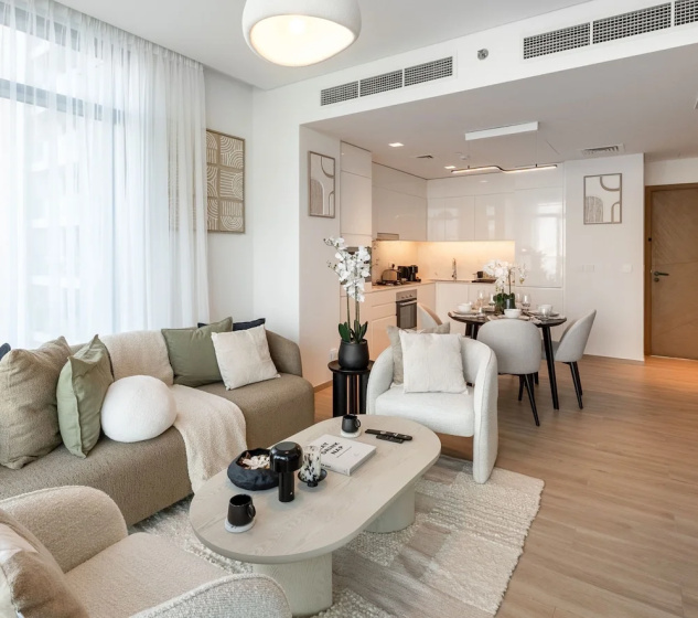 Cozy 2BR With Creek Views in Dubai Creek Harbour — отель с удобствами в Дубае