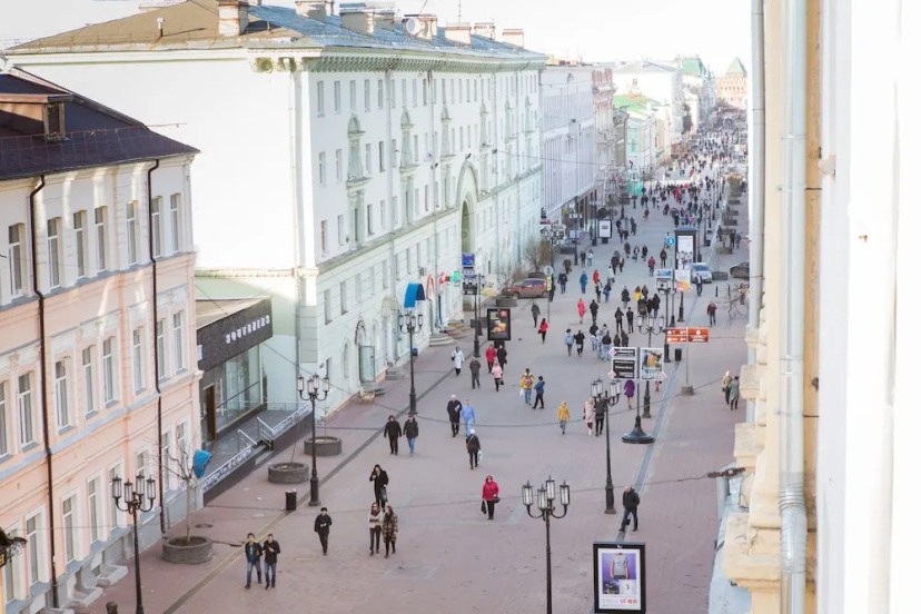 Apartment on Bolshaya Pokrovskaya 30A — отель с удобствами в Нижнем Новгороде