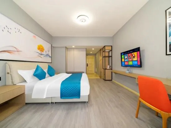 Yiyi Apartment (Guangzhou Sunac Cultural Tourism City Branch) — отель с удобным расположением в Гуанчжоу