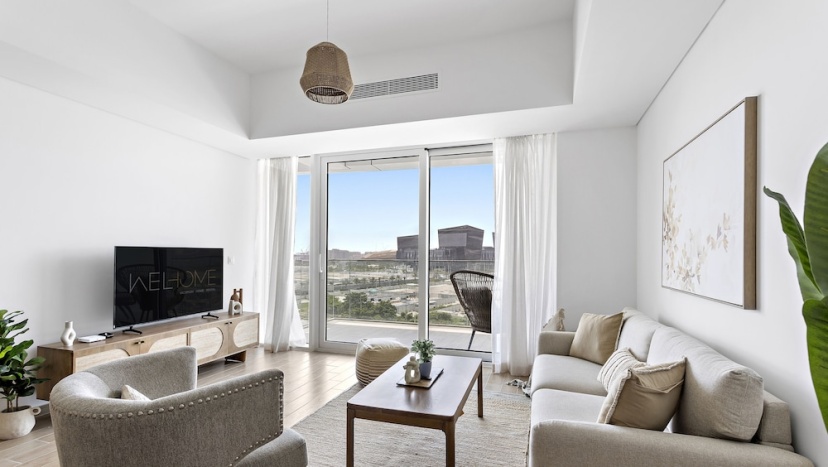 WelHome - Urban Tranquil Retreat In The Heart of Yas Island — отель с удобствами в Абу