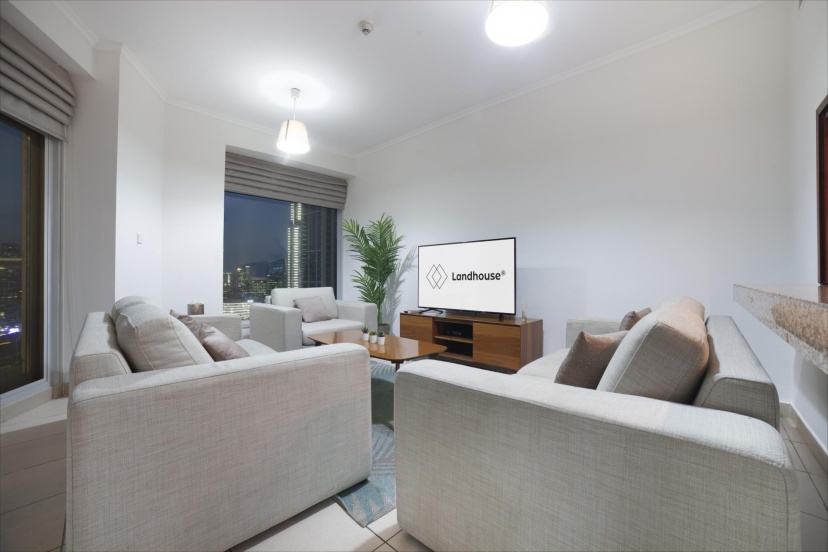 Upgraded Apartment w Stunning Burj Khalifa View — отель с удобствами в Дубае