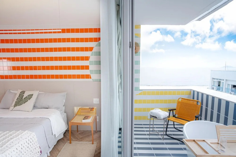 Sea View and Balcony With Bathtub PJ Standard 2 — отель в Рио, Бразилия
