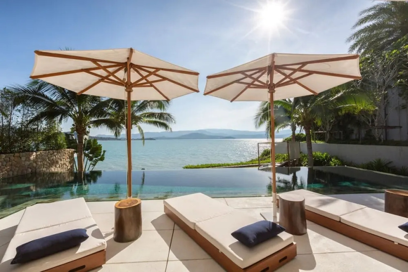 Solaris 3-bedroom Beachfront Villa in Koh Samui — отель с удобствами в Кохе