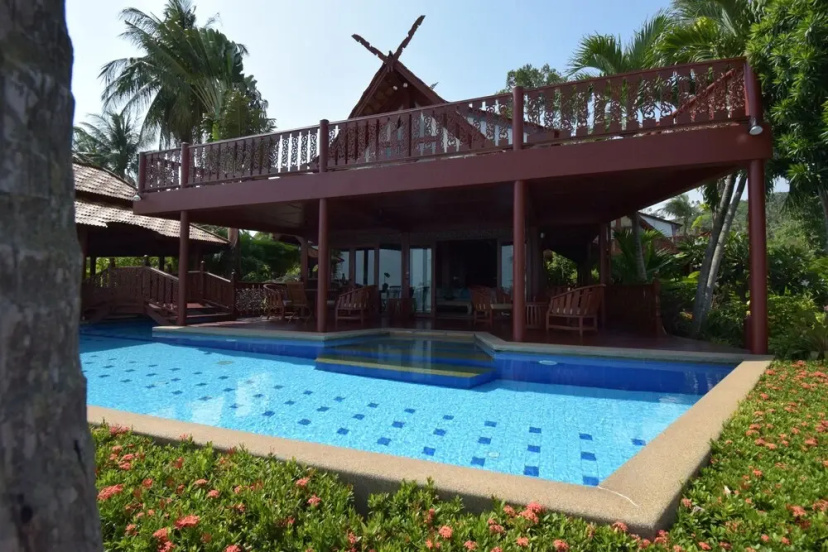 3 Bedroom Beach Front Villa with Private Pool (P3) — забронировать отель в Кохе