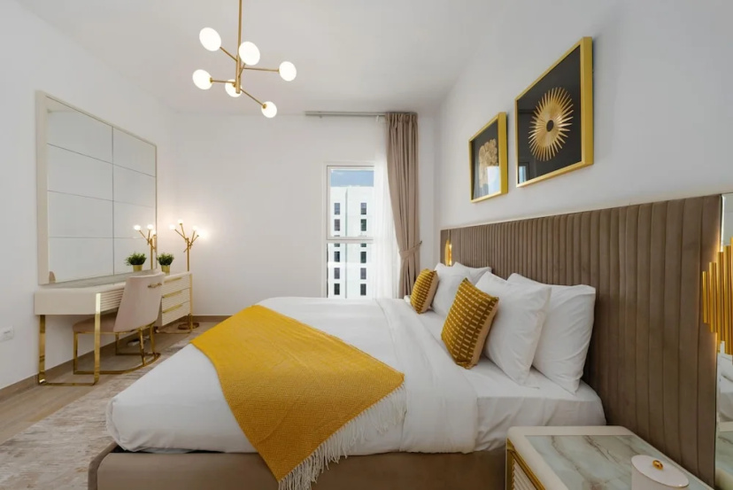 Chic Apt on Yas Island cls to ALL Main Attractions — комфортный отель в Абу