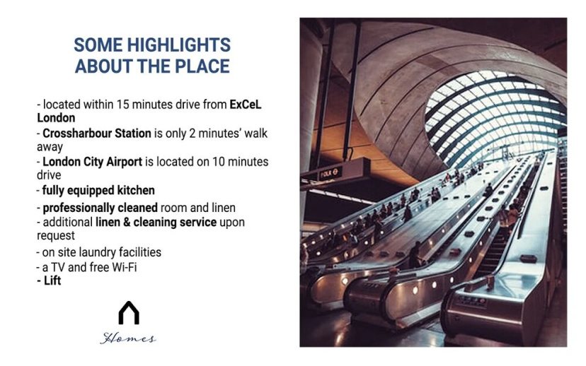 3 Bedroom Apartment in Canary Wharf — комфортный отель в Лондоне