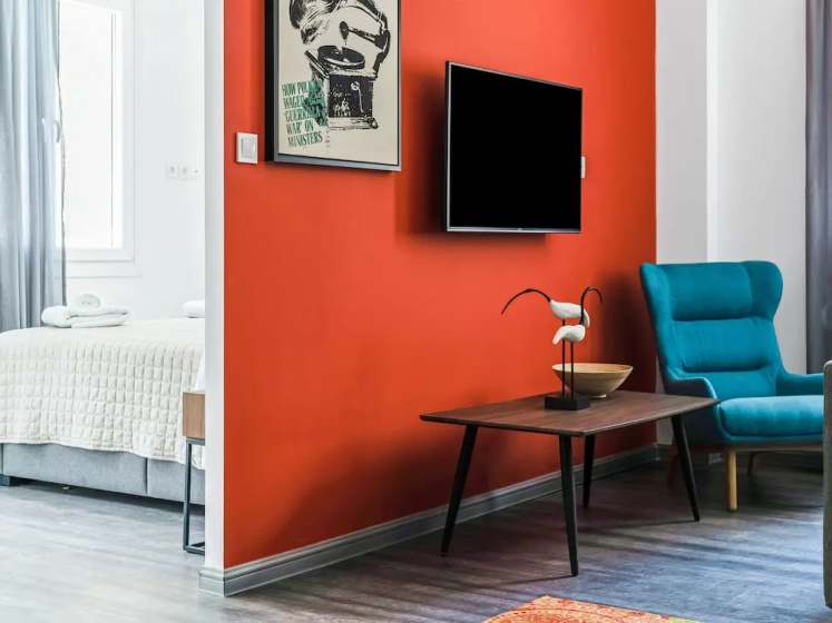 Sanders Center - Cozy Studio Apt With Balcony — отель с удобствами в Афины