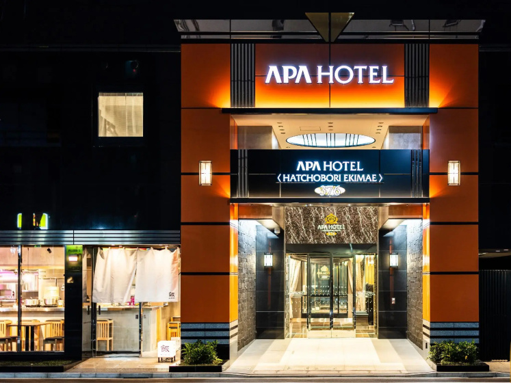 APA Hotel Hatchobori Ekimae — отель с удобствами в Токио