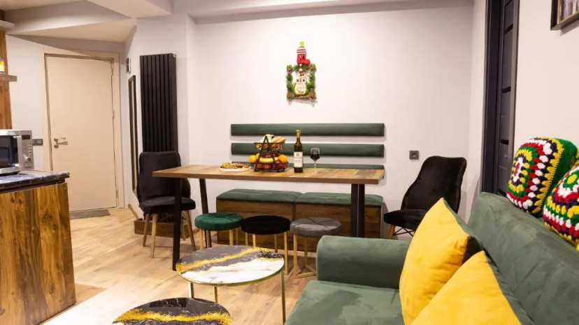 New Gudauri Redco F4 Two-room apartment — отель с удобным расположением в Гудаури