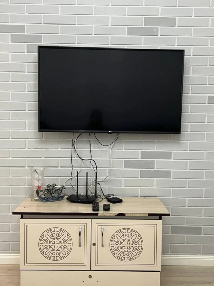 3-room apartment at Isanova 1 — отель с удобствами в Бишкек