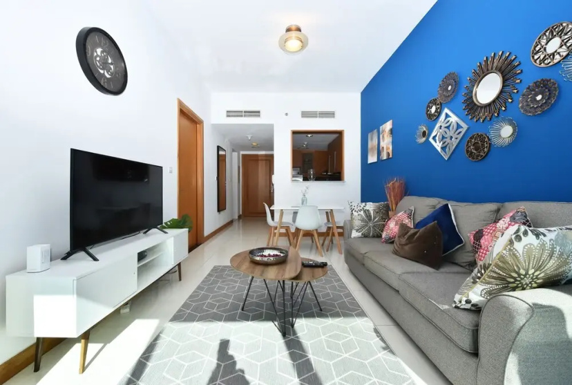 BBL - Stylish 1BR with balcony in Marina — забронировать отель в Дубае