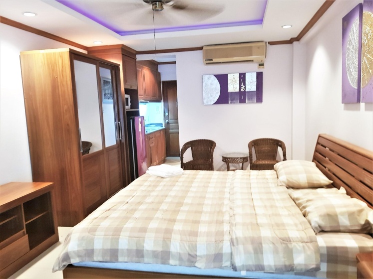 Sea View Studio Apartment Jomtien Beach Condominium 11th Floor — забронировать отель в Паттайе