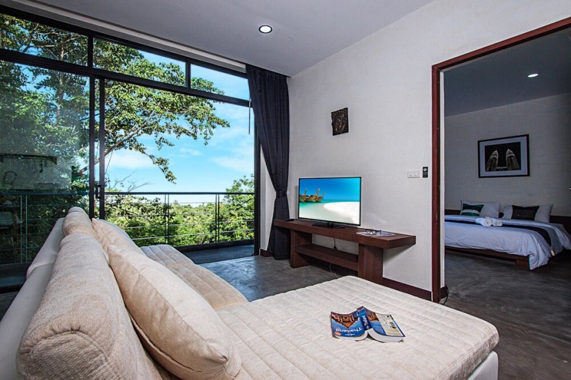 Paritta Sky Villa B 2 Beds — отель с удобствами в Кохе