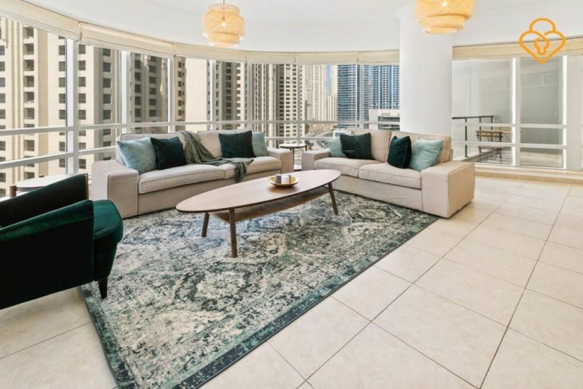 Keysplease 2 B/R Apt in the Heart of Marina, Sahab Tower — отель с удобствами в Дубае