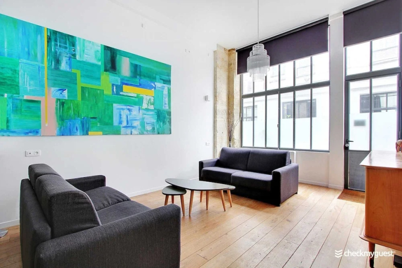 Elegant Apartment - 1br/6p- Porte Saint-martin — комфортный отель в Париже