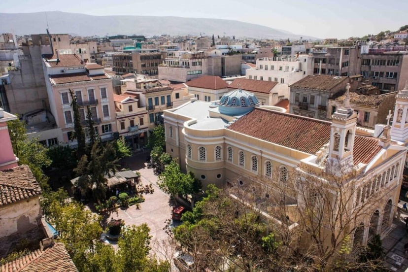 Enjoy View of Parthenon Sunny Flat in the Center — забронировать отель в Афины