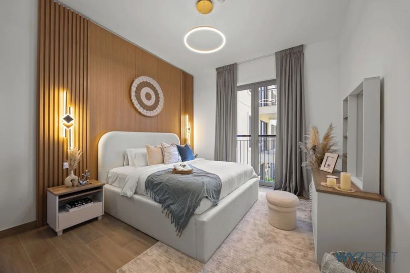 Boho Bayfront 1BR La Sirene Seaport View — отель с удобствами в Дубае