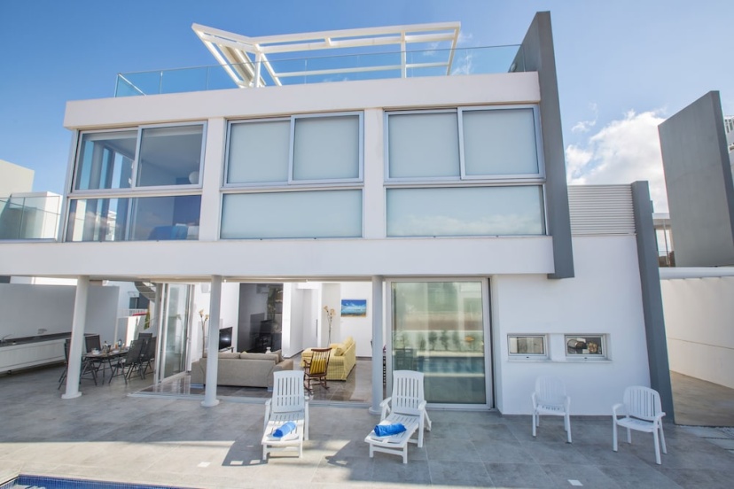 Villa Bp4, Contemporary 3bdr Protaras Villa With Pool, Close to Fig Tree Bay — отель с удобствами в Протарас