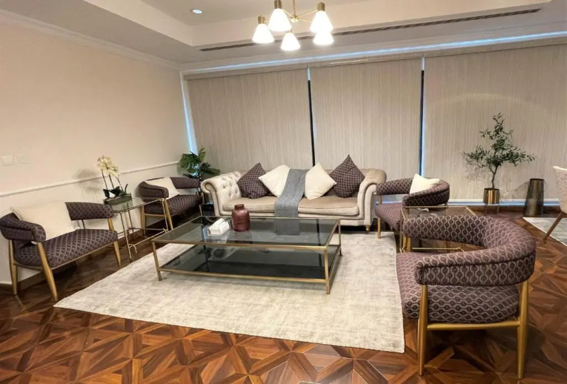 Fully furnished Marina view 3 bedroom Apartment — отель с удобным расположением в дохе