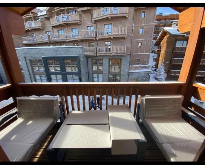 Luxury suite 70m2 balcon courchevel1850 parking — комфортный отель в Куршевеле