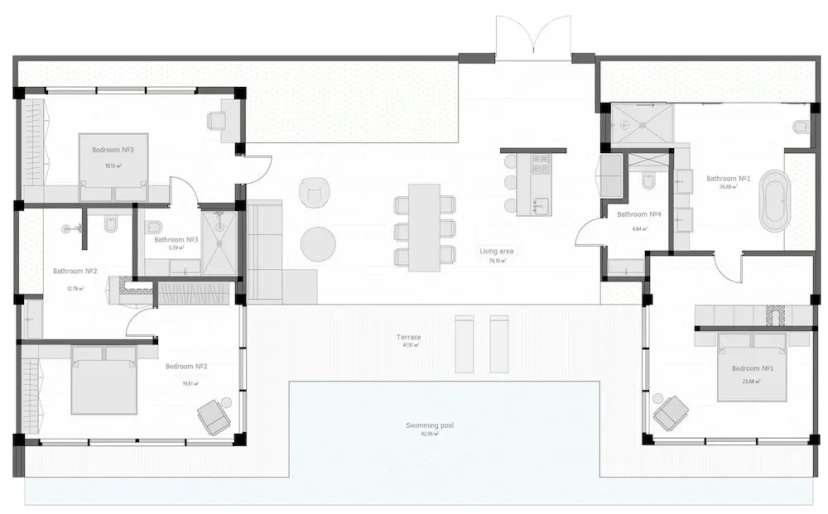 Green Flow Villa 20 — отель с удобствами в Убуде