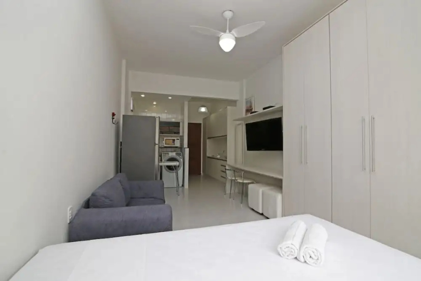 Rio Rentals 021- C066 Studio com maquina de lavar em Copacabana — отзывы гостей и цены