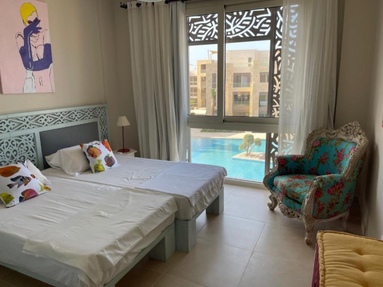Lovely 1 bedroom at Mangrouvy Gouna & Beach access — отель с удобствами в эле