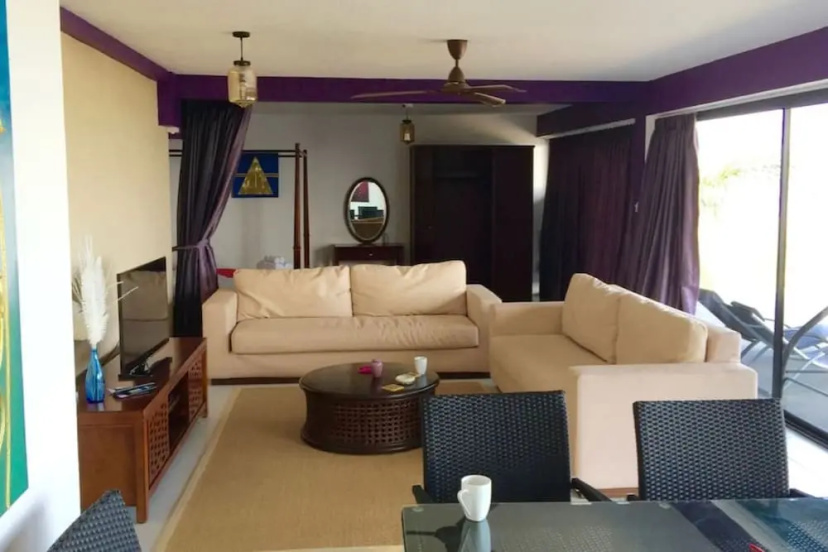 4 Bedroom Sea View Villa Blue overlooking Chaweng — отель с удобствами в Кохе