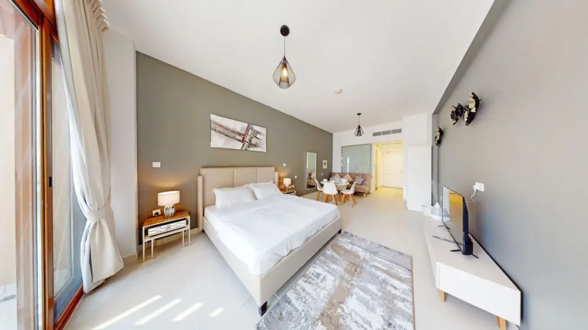 Tanin - Glowing Studio With Sea View Near Burj Al Arab — отель в Дубае, Объединенные Арабские Эмираты