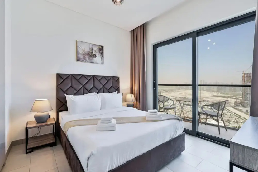 PVH - Serene 1BR - Sobha Waves — забронировать отель в Дубае