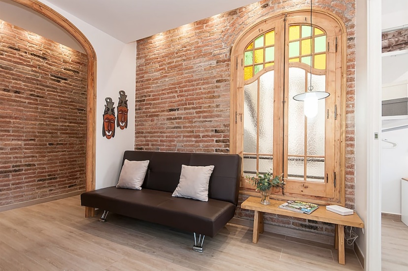 BHM1-3415 Modern 2 Bedroom Apartment — отель с удобствами в Барселоне
