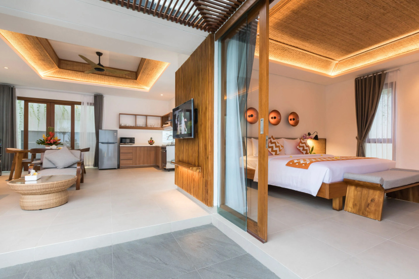 Taman Bali Villa Ar Seminyak — отель с удобствами в Кута