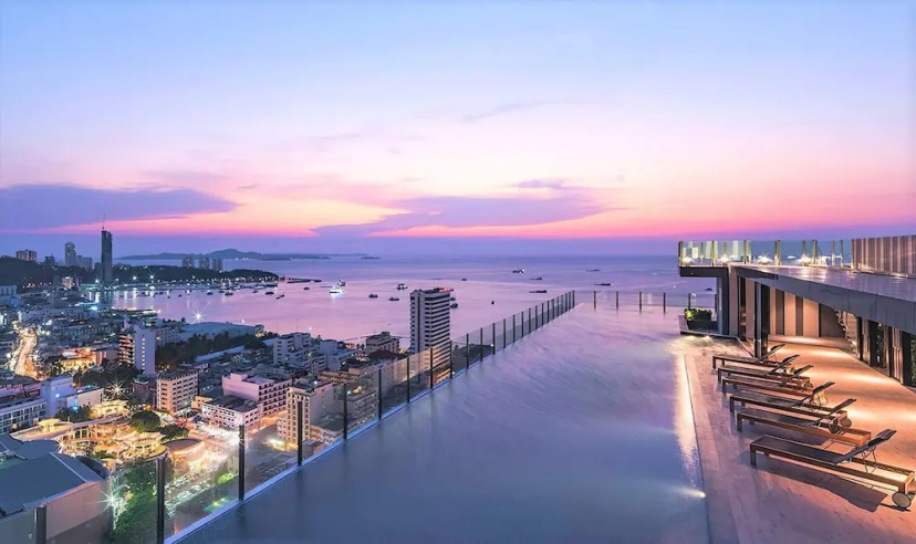 Sea View Large Balcony Condo With Infinity Pool 2 — отель в Паттайе, Таиланд